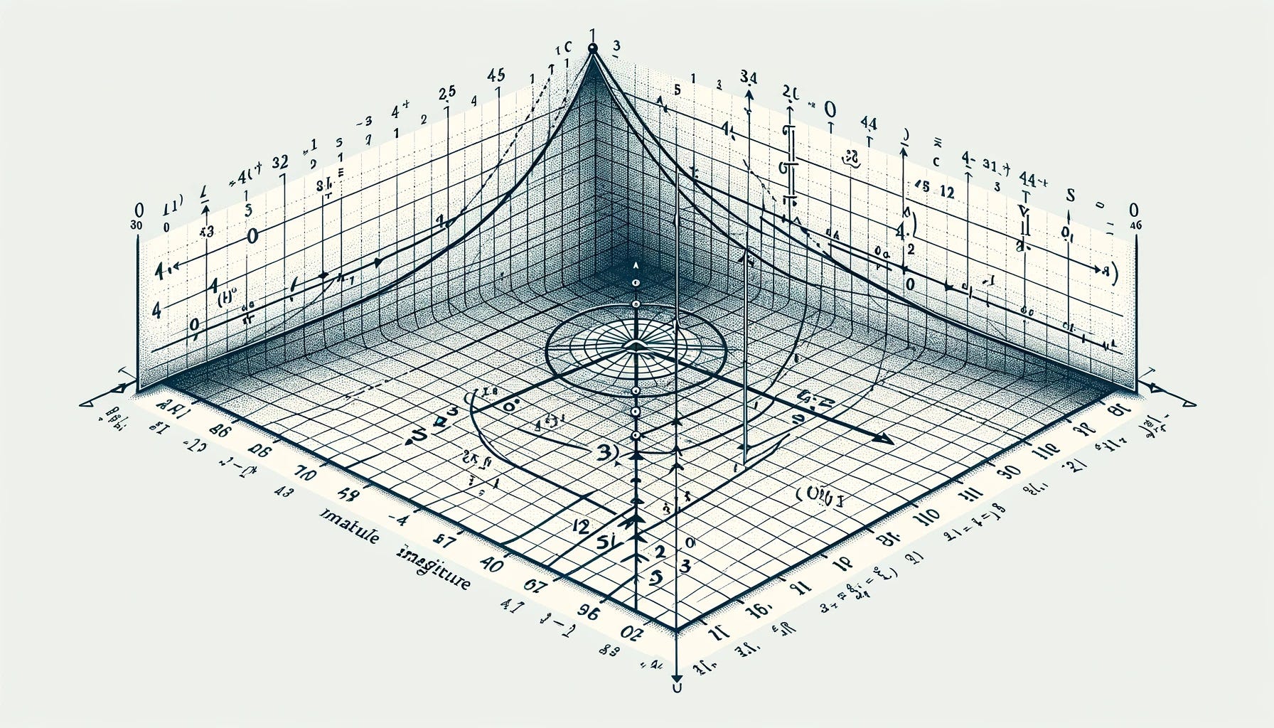 Plano de Argand-Gauss, segundo DALL-E